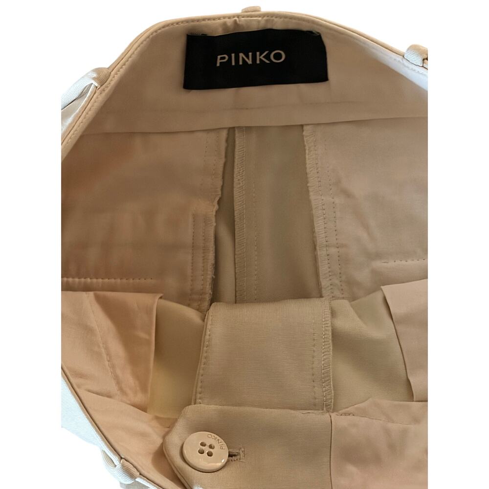Pinko Fidato Beige Bermuda Shorts Size 38 IT 2 US - Picture 6 of 8